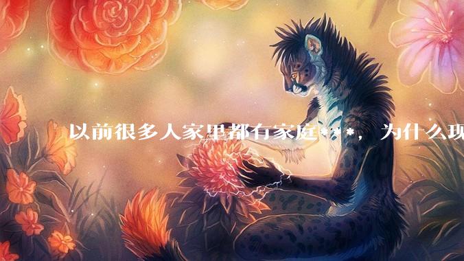 以前很多人家里都有家庭***，为什么现在几乎看不到了？