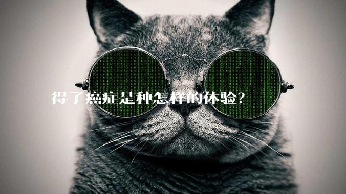 得了癌症是种怎样的体验？